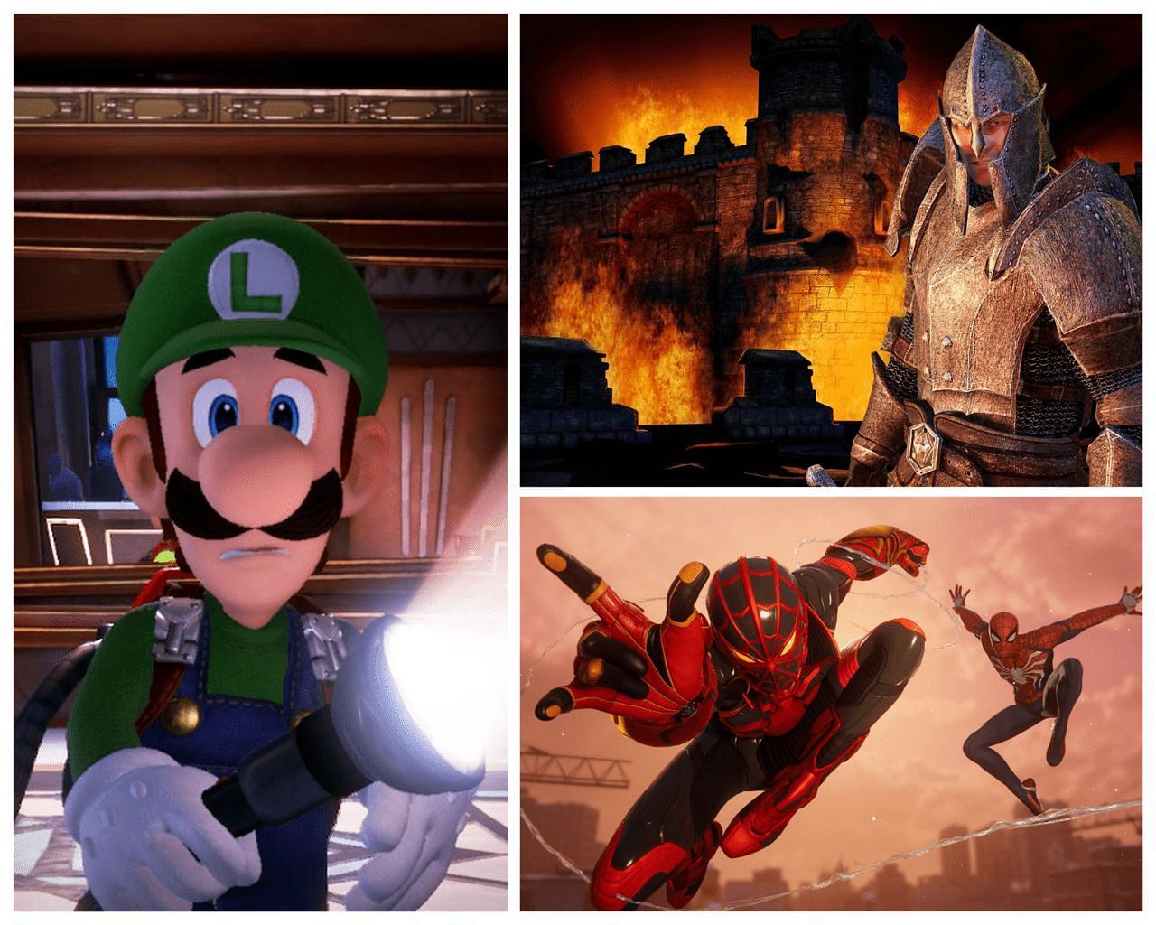 5 video game side character (Image via Nintendo, Bethesda, and Insomniac)