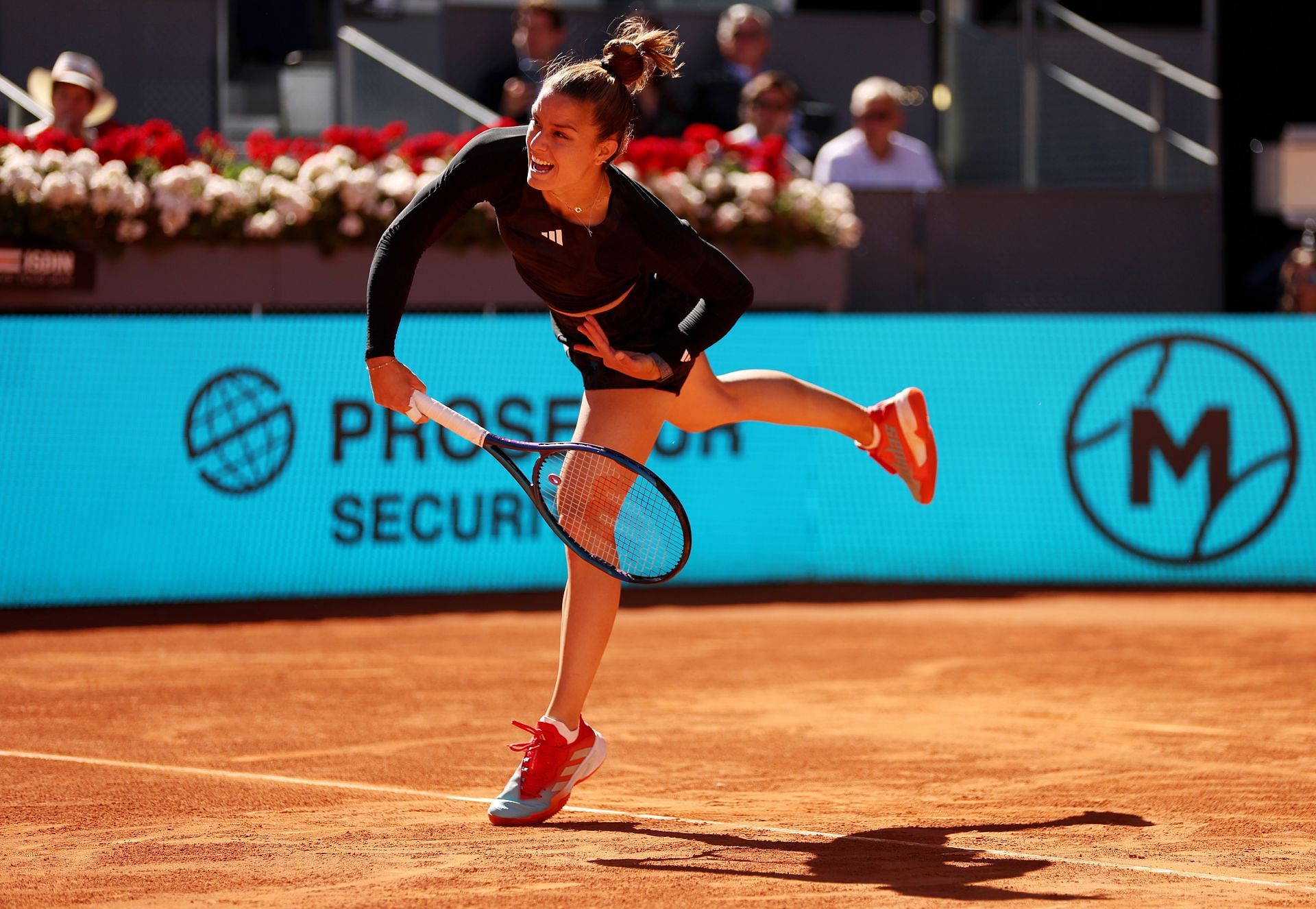 Maria Sakkari at the 2023 Madrid Open.