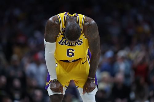 LeBron James of the LA Lakers