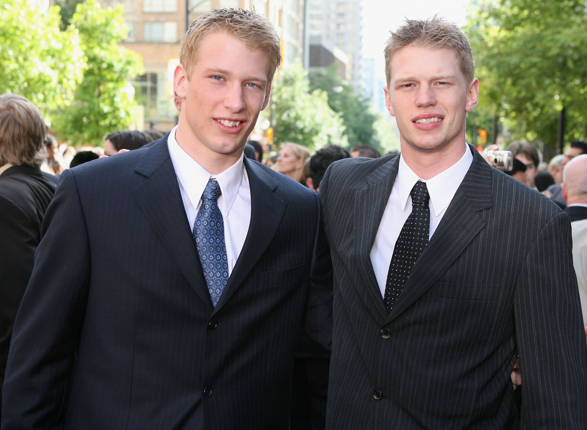 TSN on X: The Staal brothers have made NHL history tonight, after