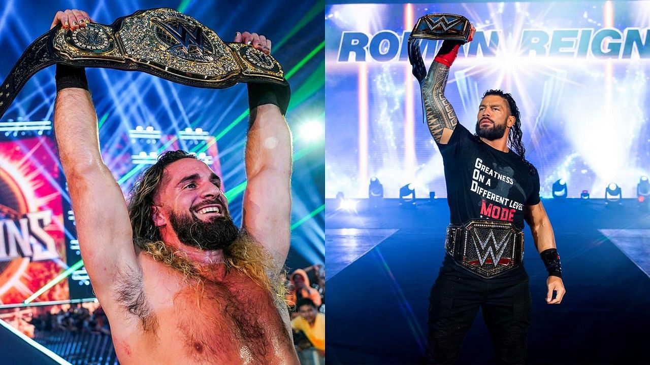 Roman Reigns and Seth Rollins are top champions in WWE