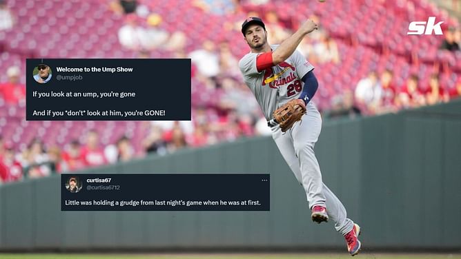 Cardinals fans triggered as home plate umpire ejects Nolan Arenado and Oliver Marmol: "Was holding a grudge from last night's game"