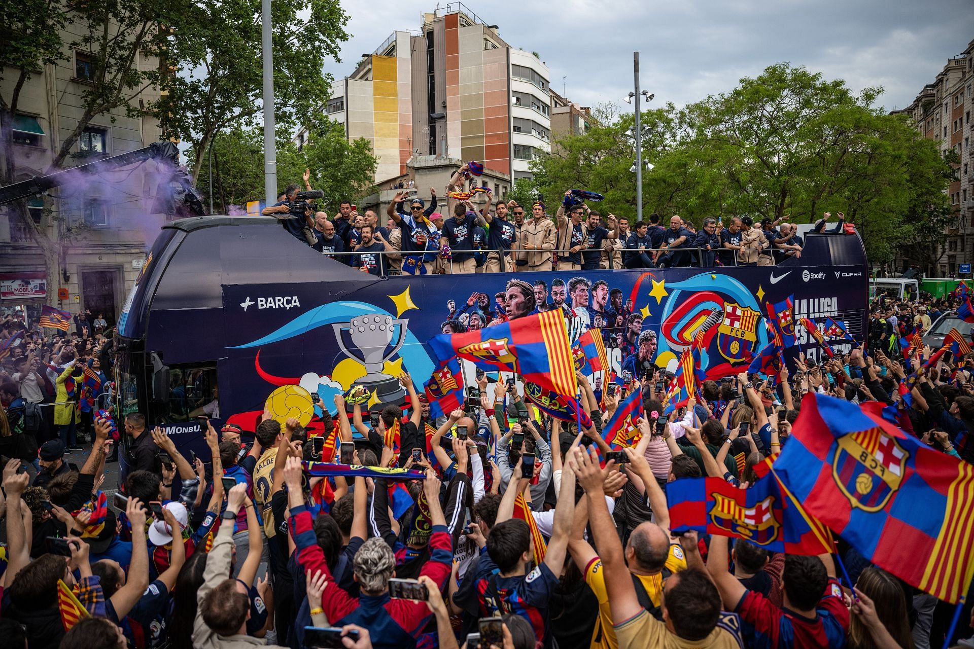 FC Barcelona La Liga Victory Parade