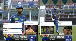 "Saara mood kharab kardiya" - Fans troll LSG for scoring 125/7 vs CSK as match gets abandoned due to rain