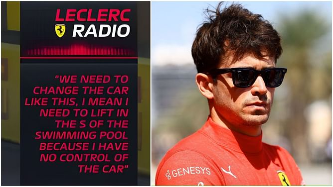 "The SF-23 never fails to disappoint": F1 fans react to Charles Leclerc urging Ferrari to 'change the car' on team radio