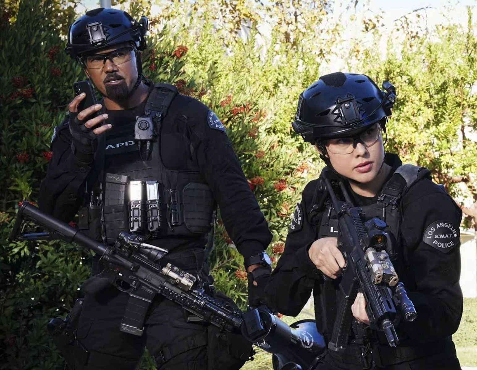 Shemar Moore in S.W.A.T. (Image via IMDB).