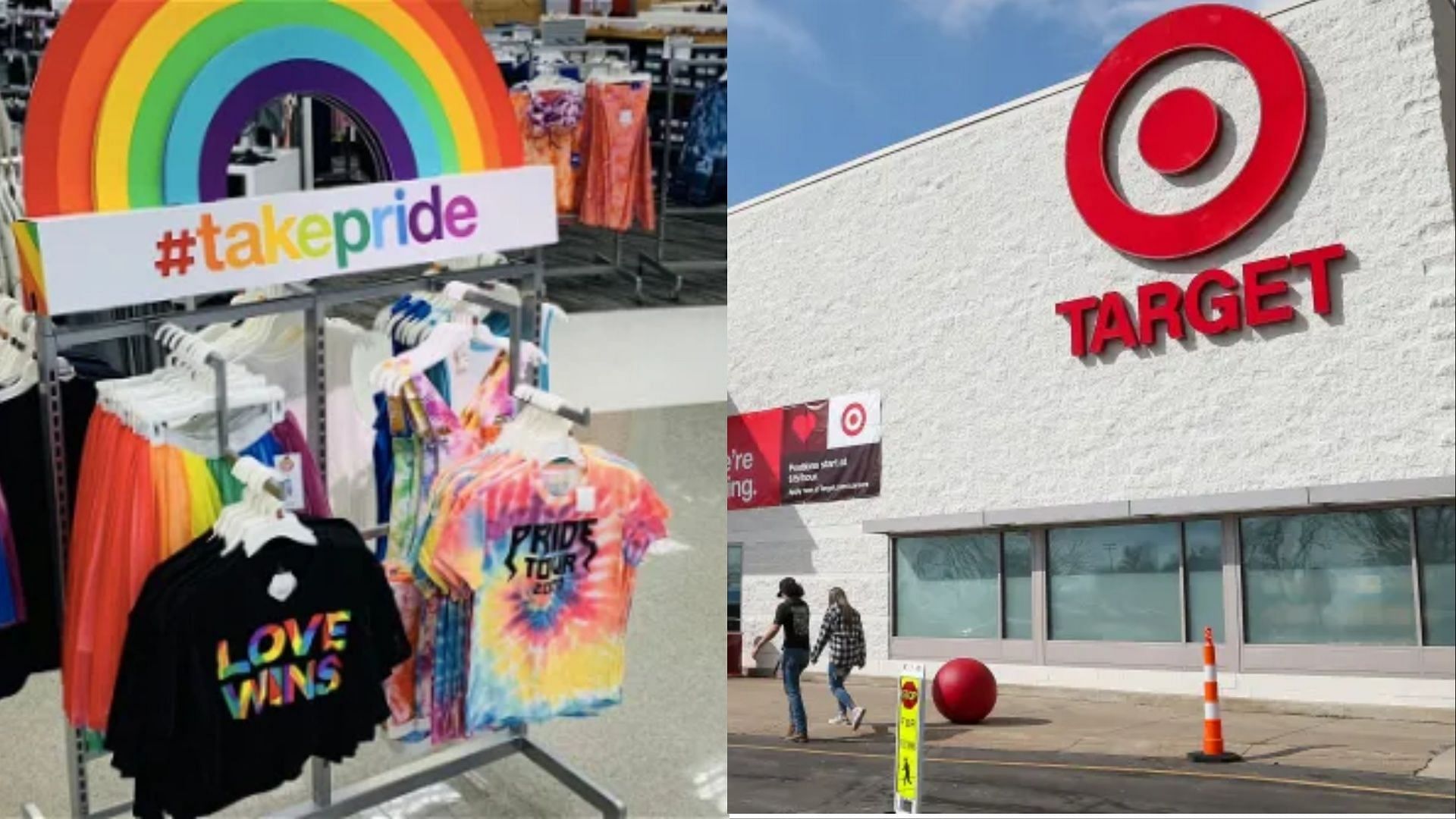 Target receives backlash for their Pride kids collection. (Image via Getty Images)