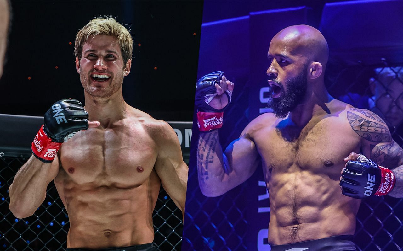 Sage Northcutt (Left) shared the card with Demetrious Johnson (Right) at ONE Fight Night 10