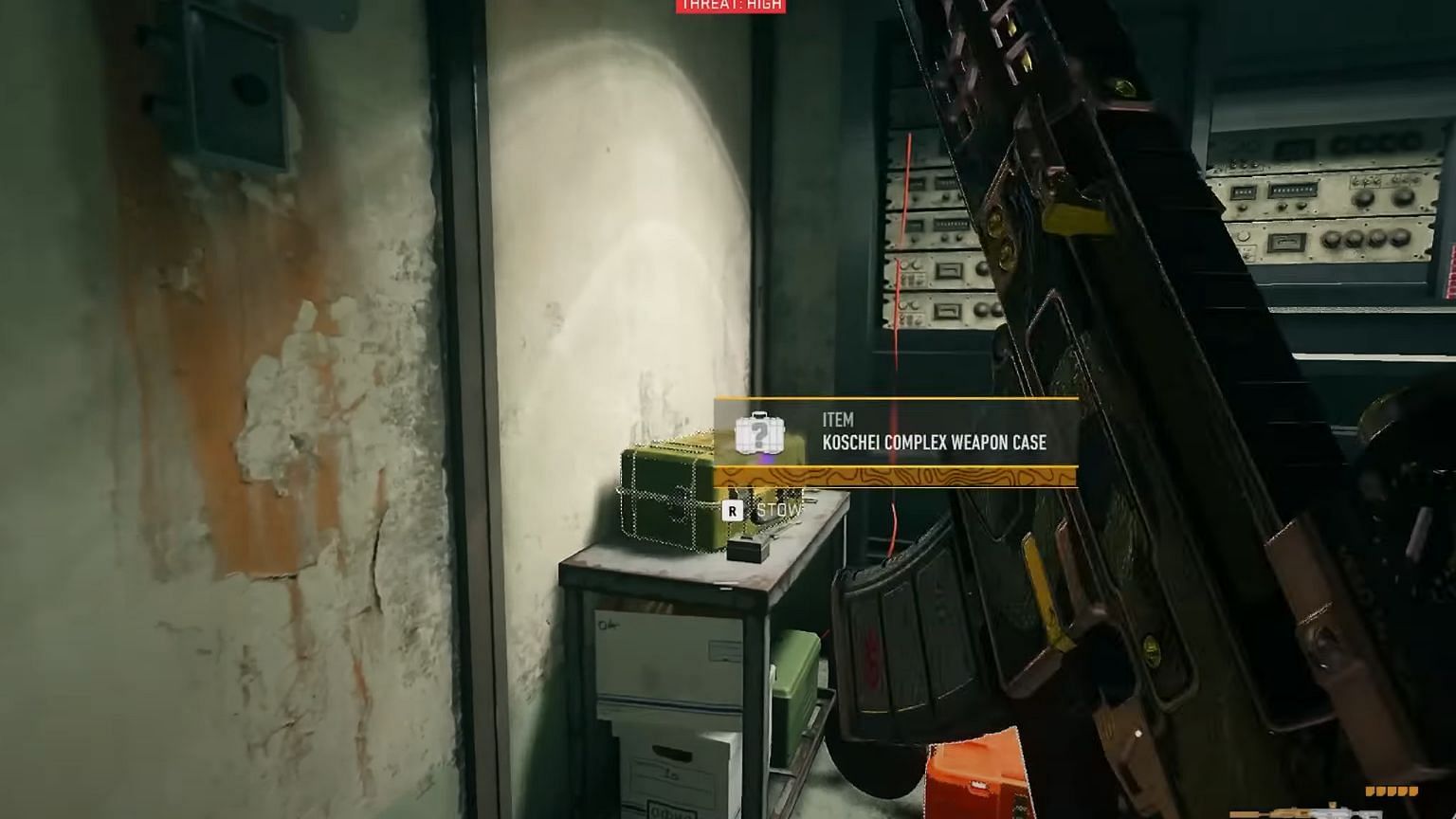 The second weapon case is present in the secret room (Image via YouTube/ Phixate)