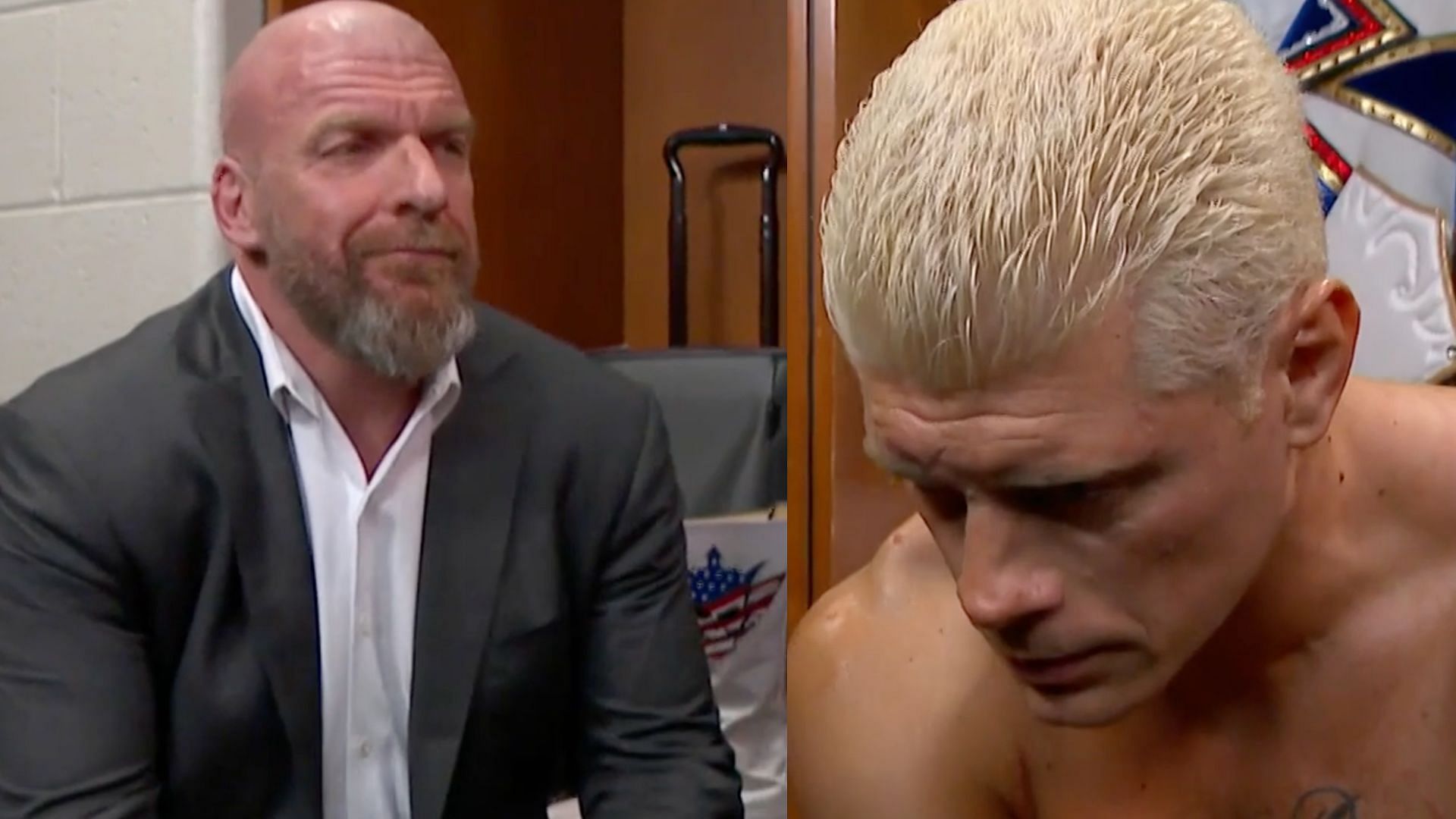 Triple H and Cody Rhodes had a conversation at the end of last night