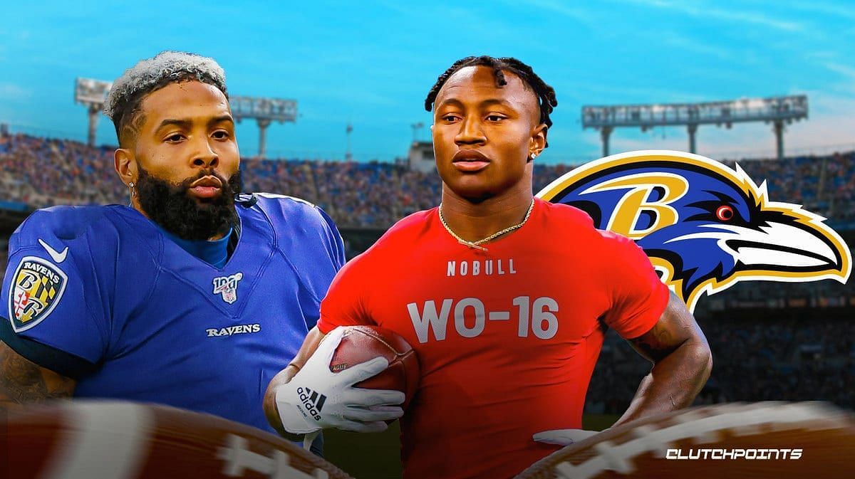 Baltimore Ravens receivers Odell Beckham Jr. and Zay Flowers
