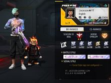 Jackson Gaming’s Free Fire ID, stats, rank, YouTube earnings, and more
