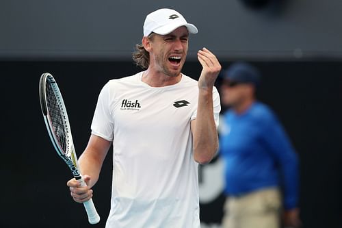 John Millman at the 2023 Adelaide International 2