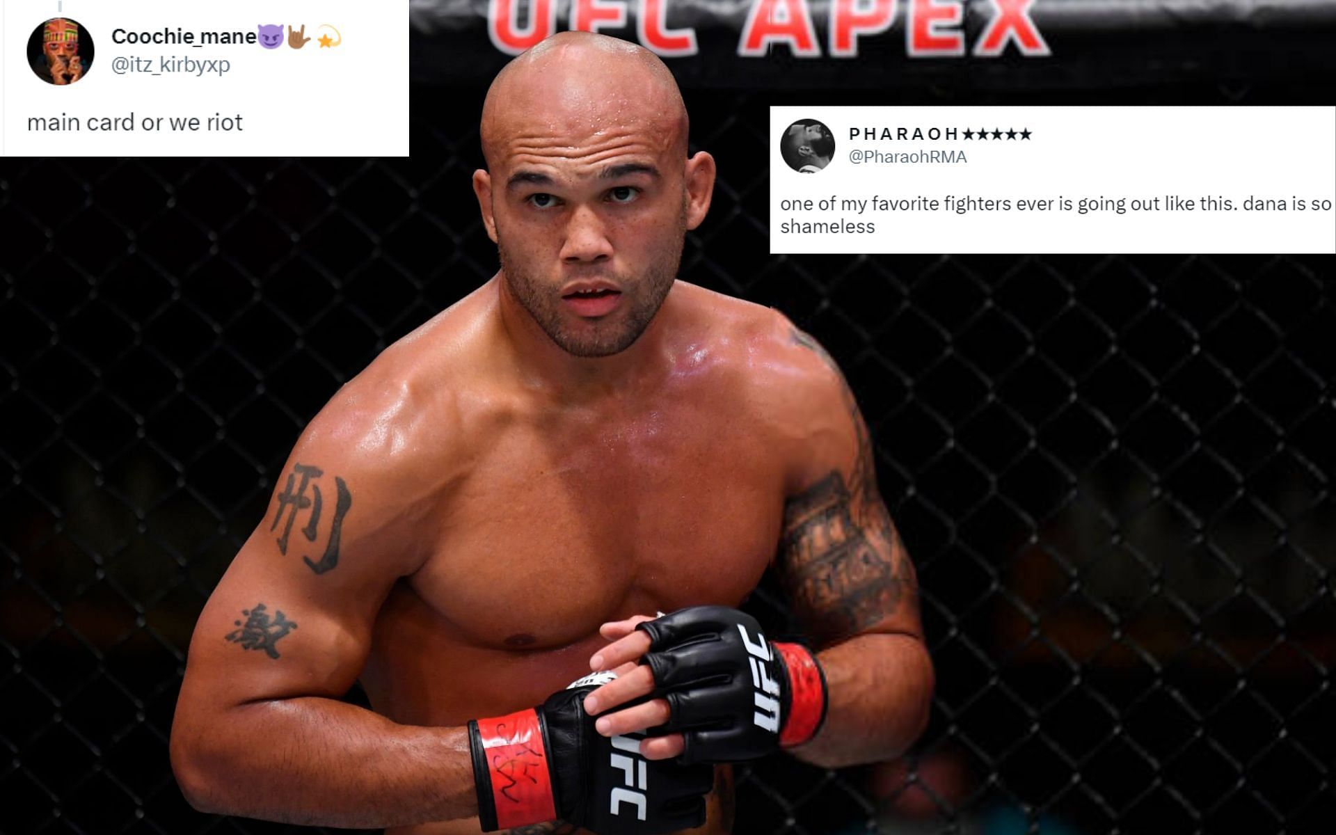 UFC fans enraged that Robbie Lawler will retire on the prelim card at UFC 290