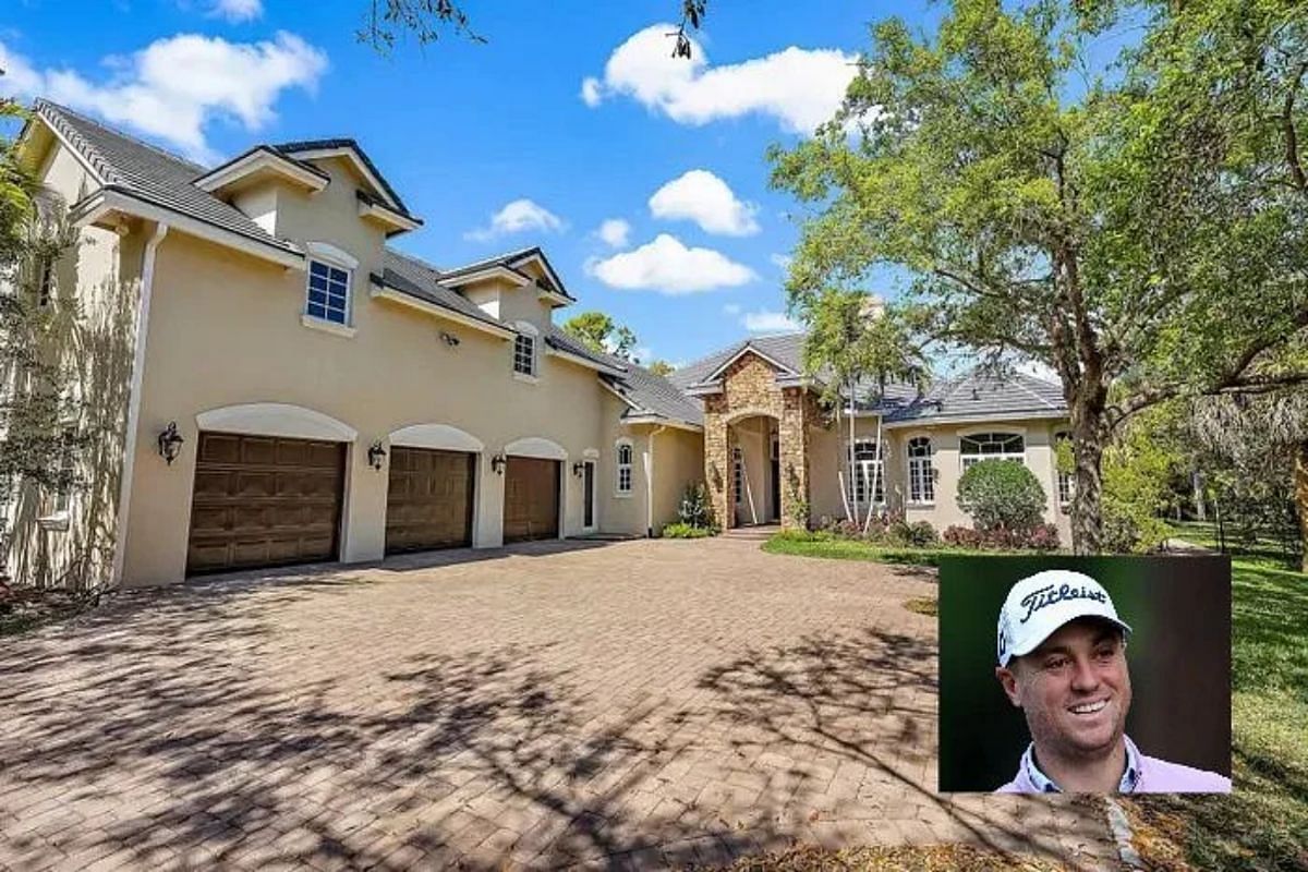 Justin Thomas&acute; mansion relisted for sale (Image via Business Insider and Getty).