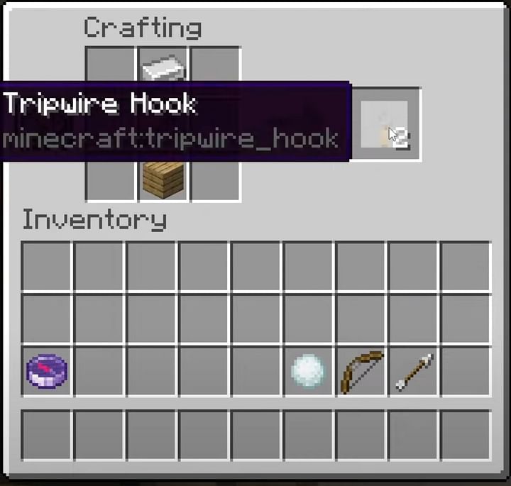 How To Make A Tripwire In Minecraft How to Craft a Tripwire Hook in Minecraft