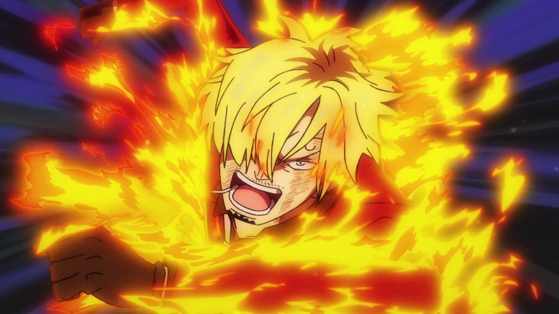 Sanji as seen in One Piece&#039;s Wano Arc (Image via Toei Animation, One Piece)