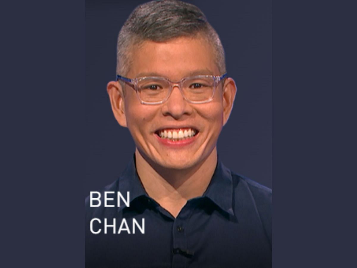 Ben Chan: Tonight&#039;s Winner (Image via jeopardy.com)