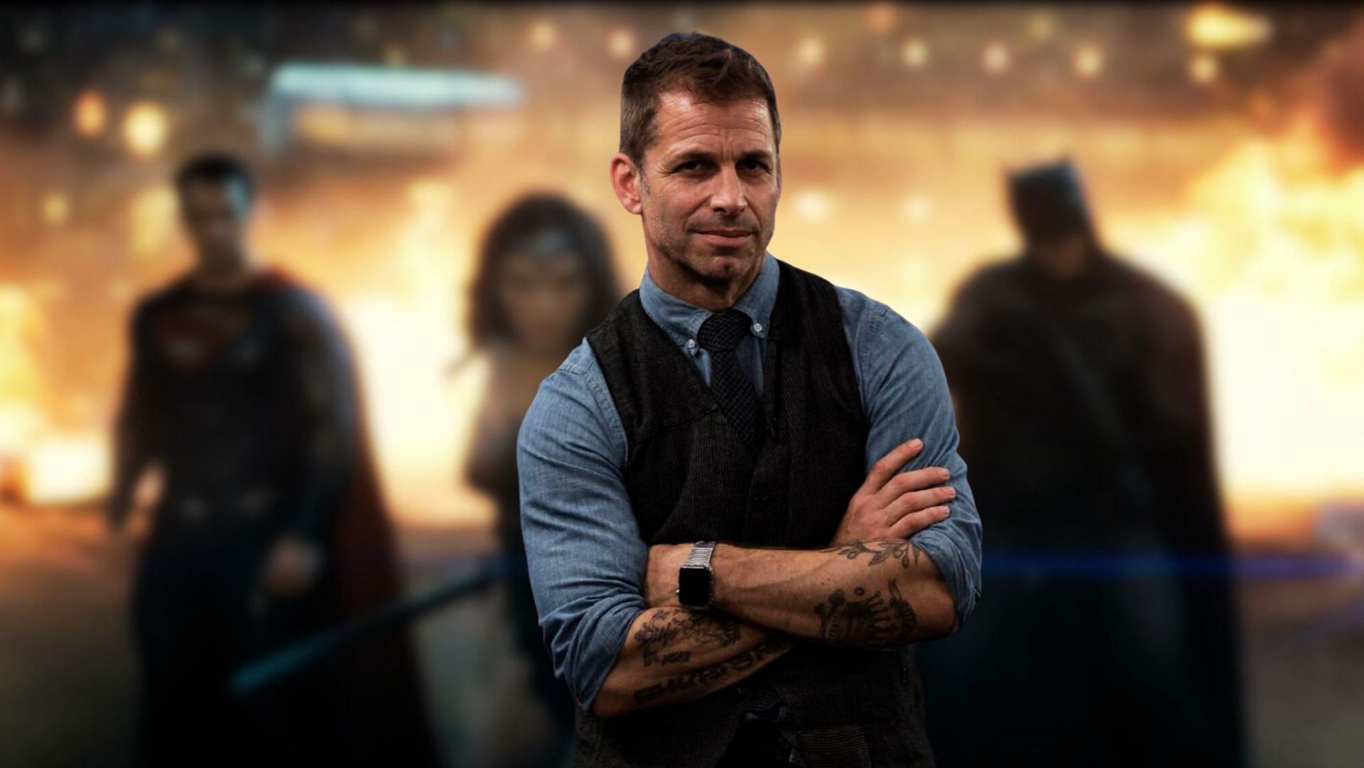 Director Zack Snyder discusses the divisive response to Batman v Superman: Dawn of Justice in an exclusive Q&amp;A session (Image via Sportskeeda)