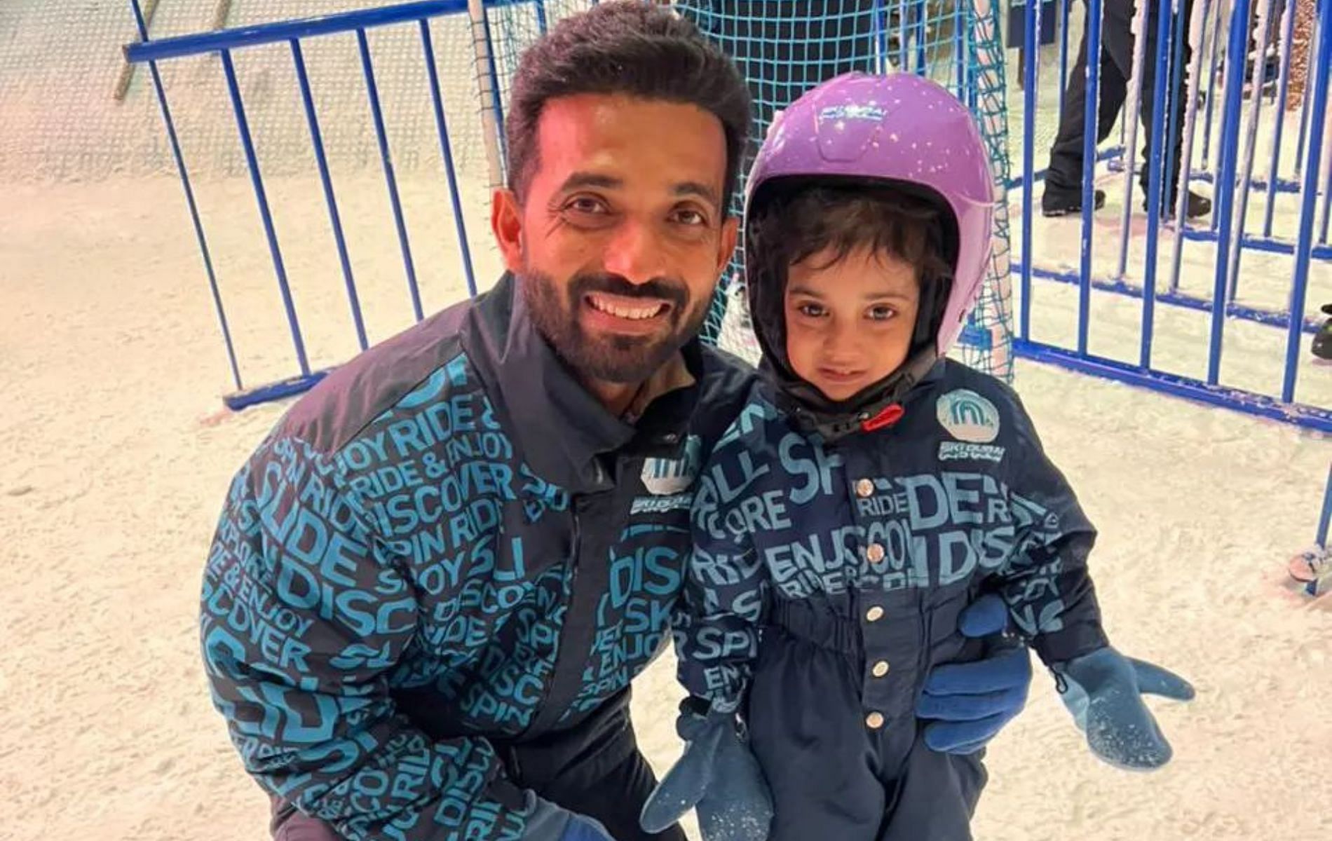 Ajinkya Rahane (L) (Pic: Instagram)