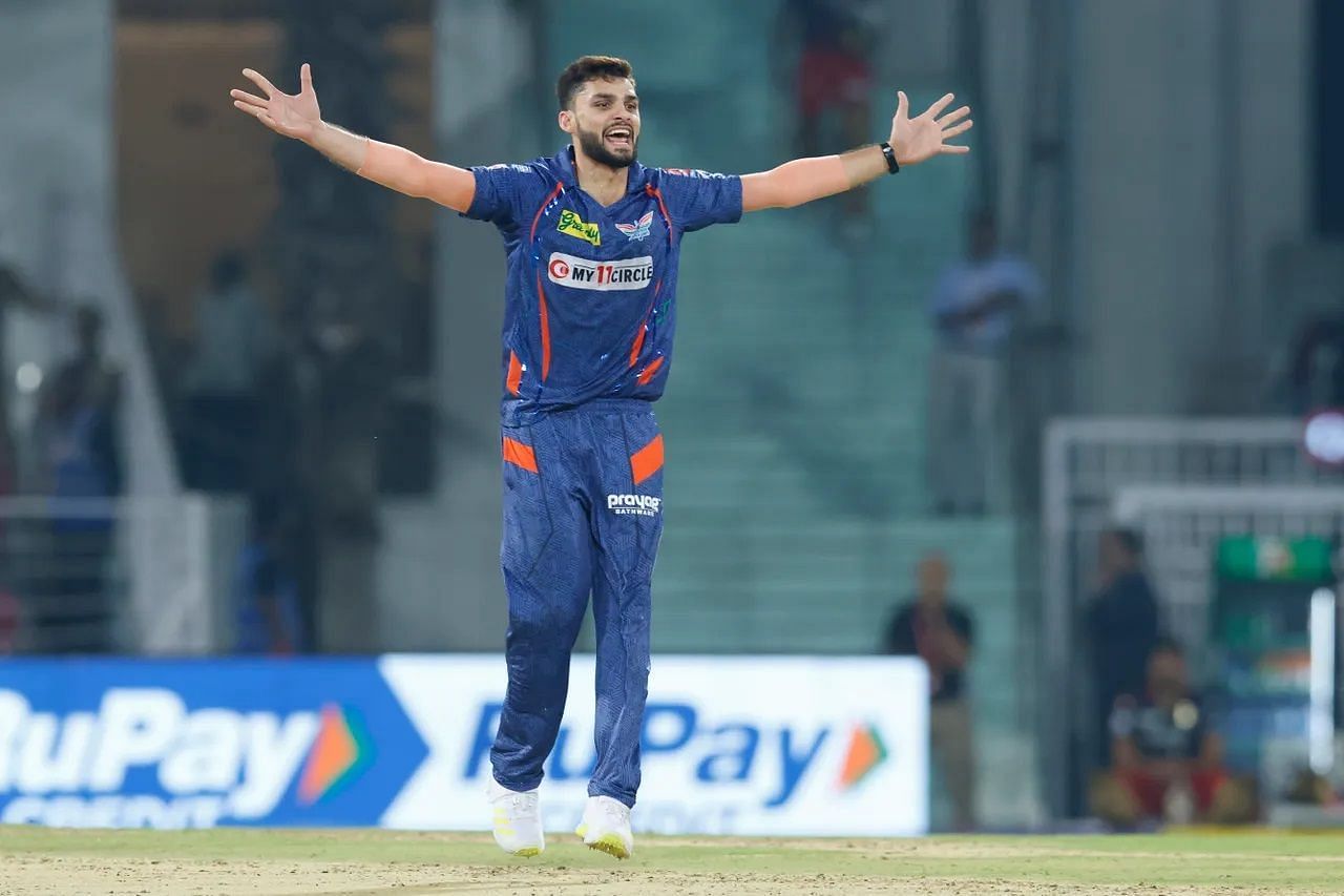 Naveen-ul-Haq has picked up seven wickets in the four innings he has bowled for LSG. [P/C: iplt20.com]