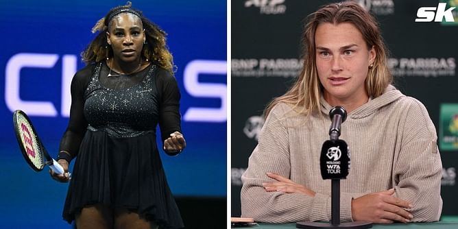 Aryna Sabalenka "not focusing" on being the new Serena Williams as she prepares for Italian Open