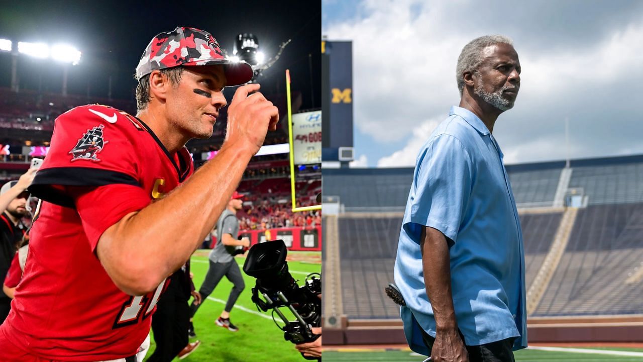 Tom Brady worked with Greg Harden early in his career (images via Getty and The Detroit News)