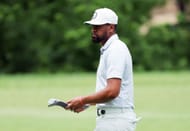 Tony Finau at the 2023 Charles Schwab Challenge