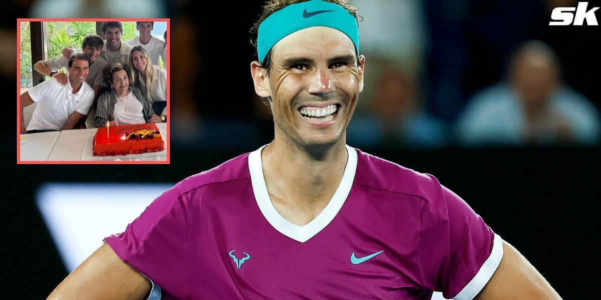 Rafael Nadal celebrates grandmother