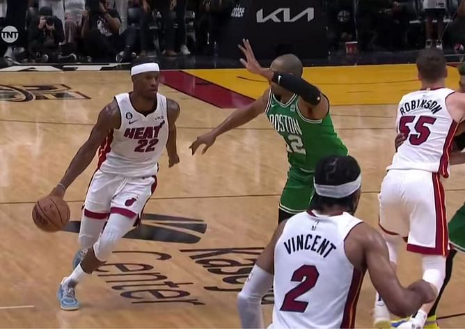 Did Jimmy Butler double dribble in NBA Conference Finals Game 6 against Celtics? Viral video explored