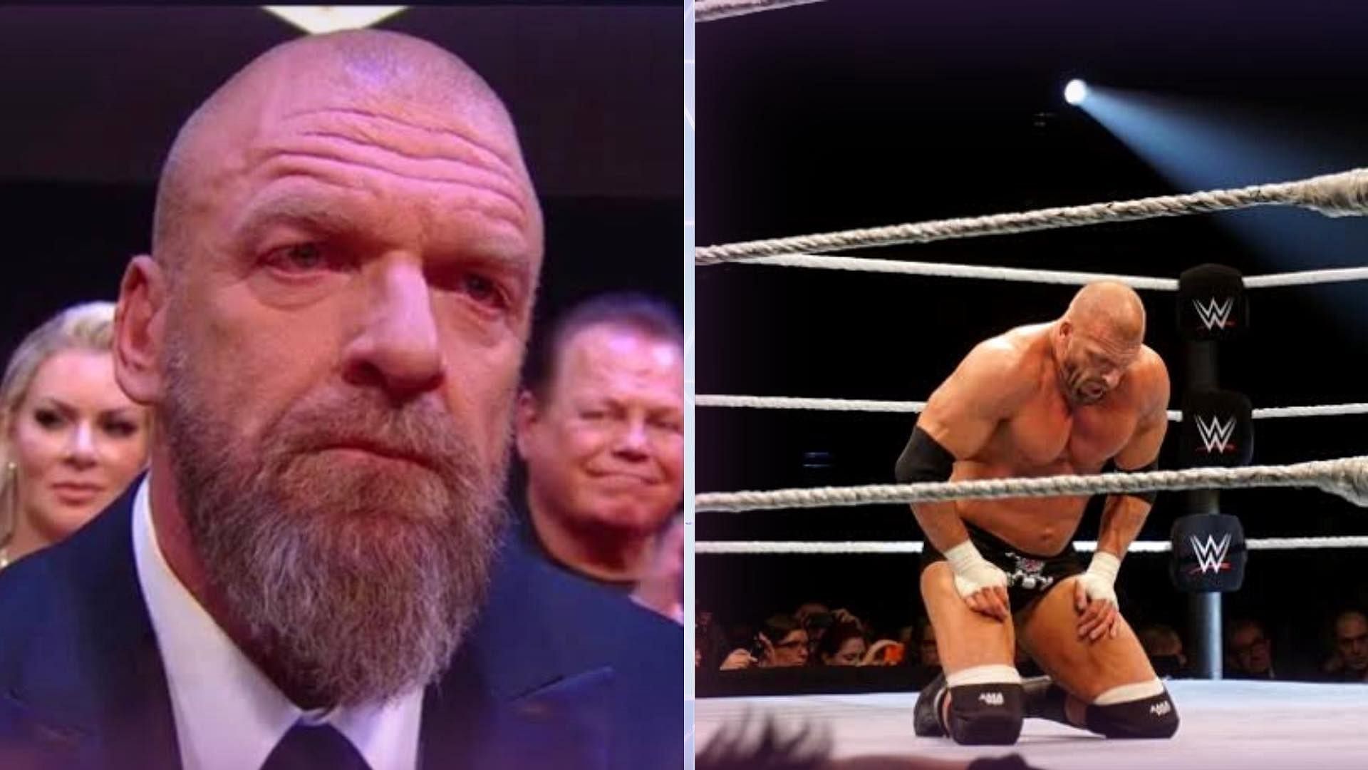Triple H was not happy about the situation