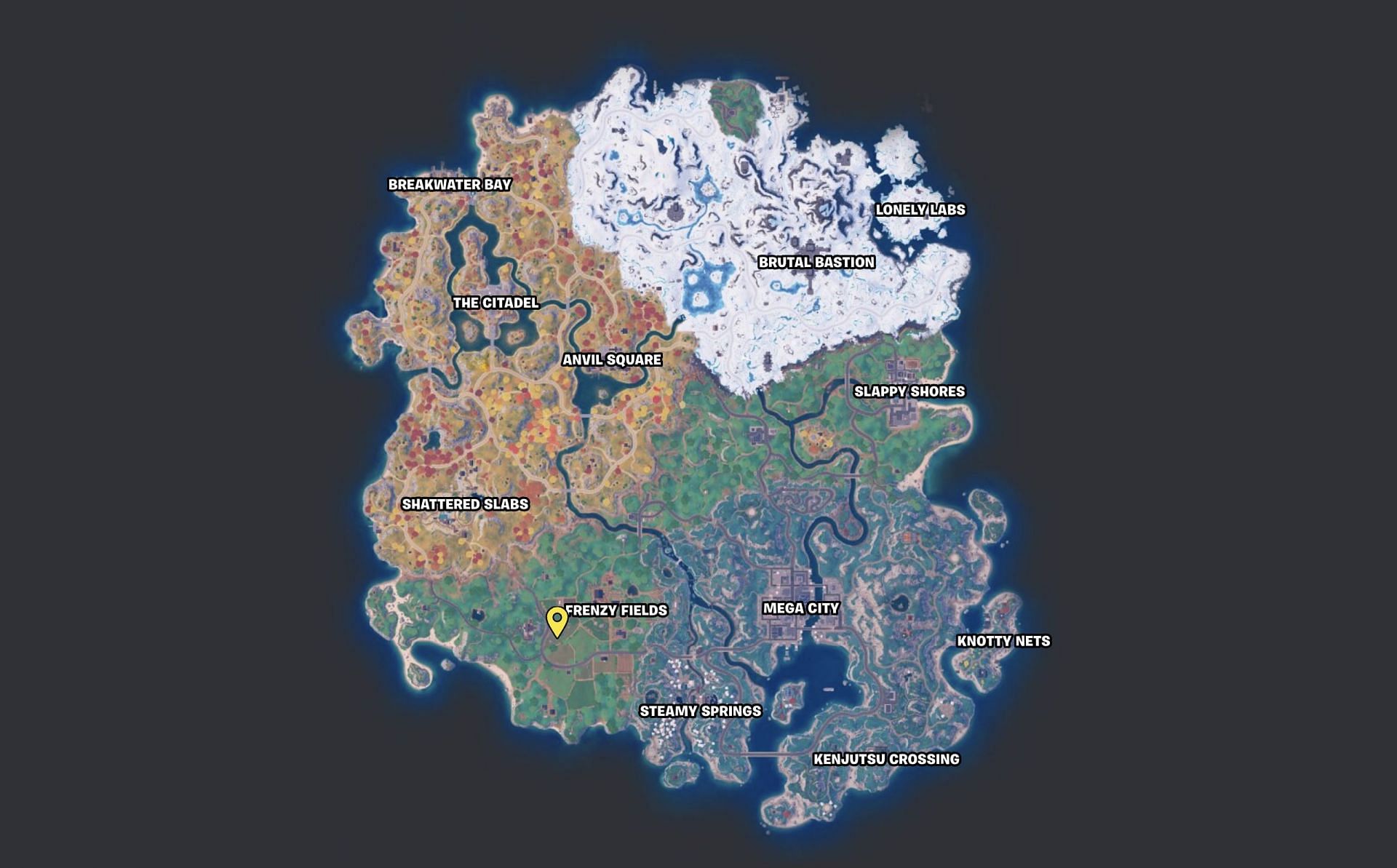 Find a Force Gate in this area (Image via Fortnite.GG)