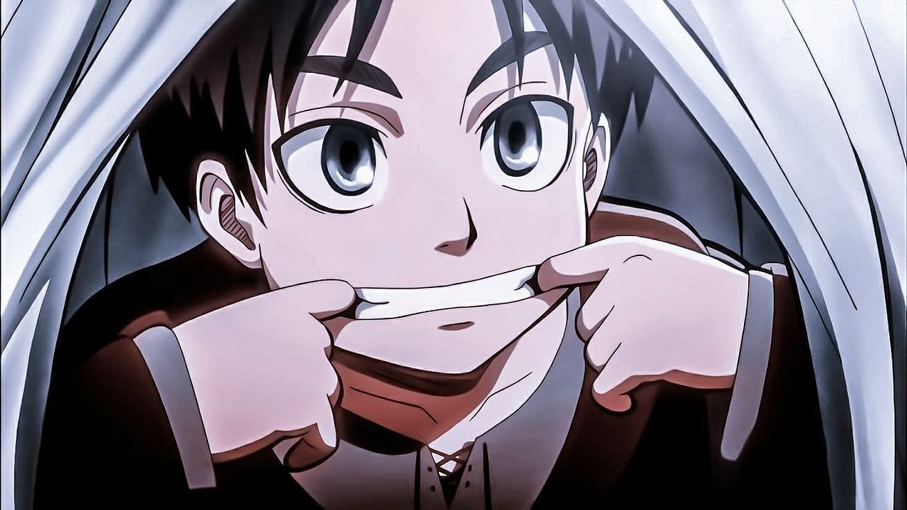 Child Eren as seen in the anime (Image via Wit studios)