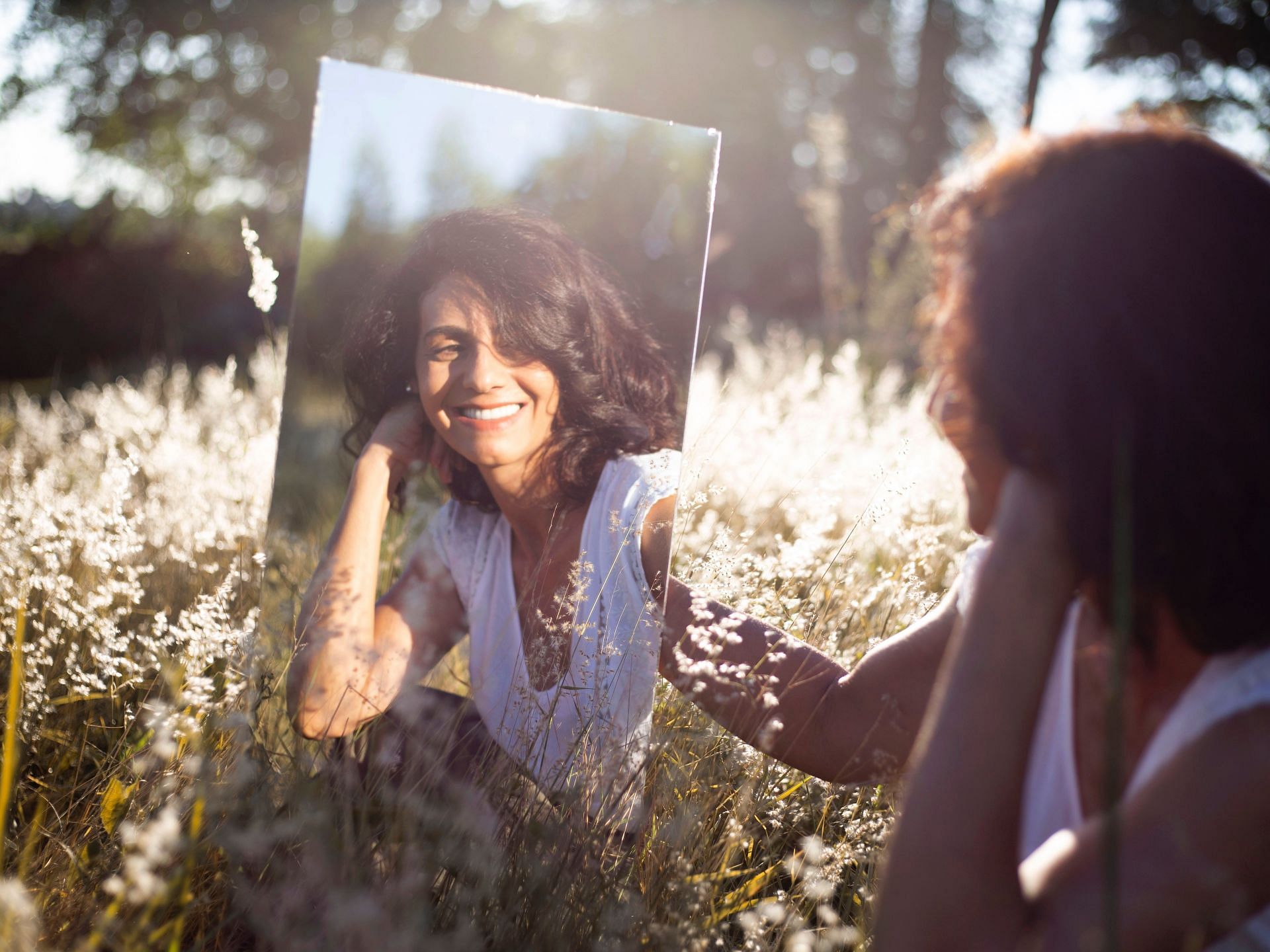 What is self reflection and why is it important for our well-being? (Image via Unsplash/ Caroline Veronez )