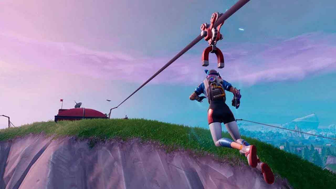 Ziplines have been in the game since Chapter 1 Season 7 (Image via Epic Games)