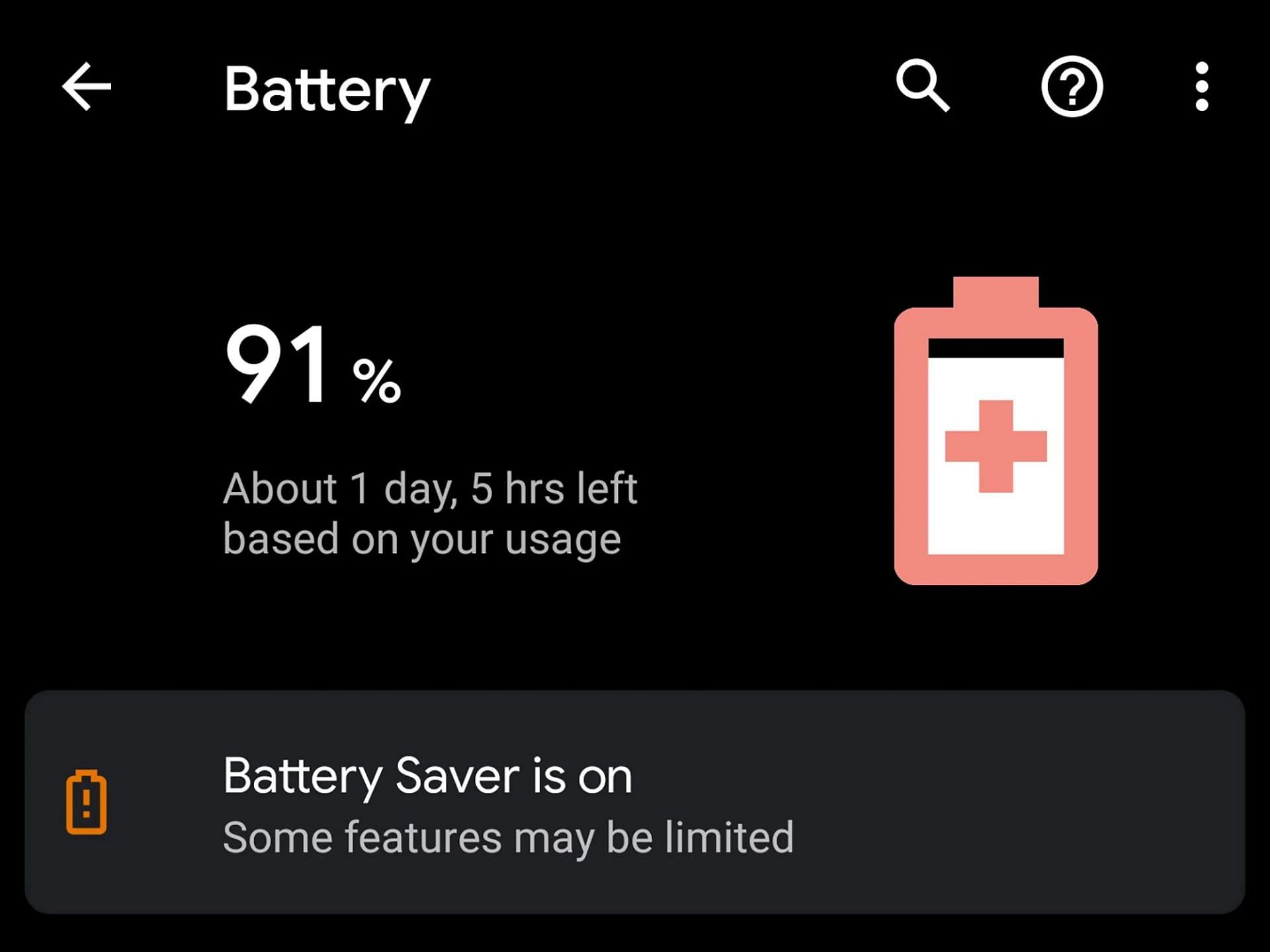 The Google Pixel battery saver(Image via Popular Science)