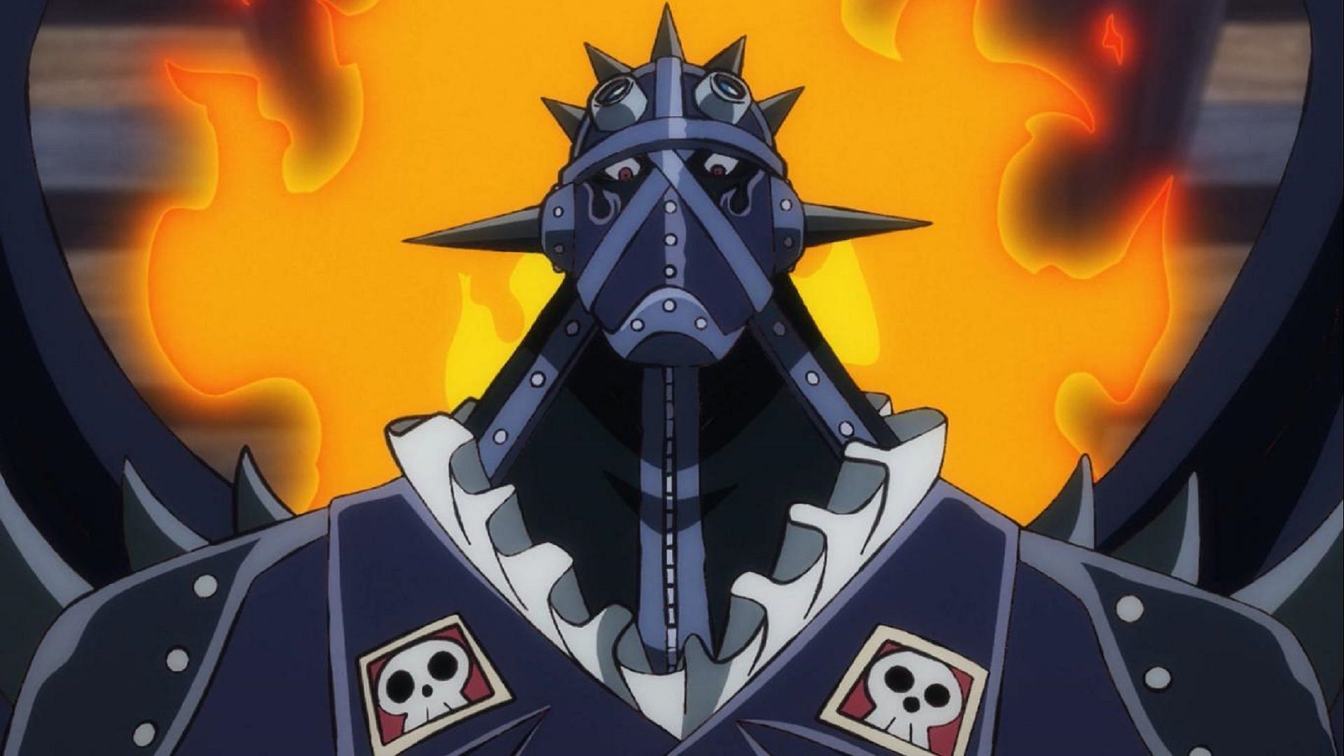 King&#039;s usual appearance in the One Piece series (Image via Toei Animation, One Piece)