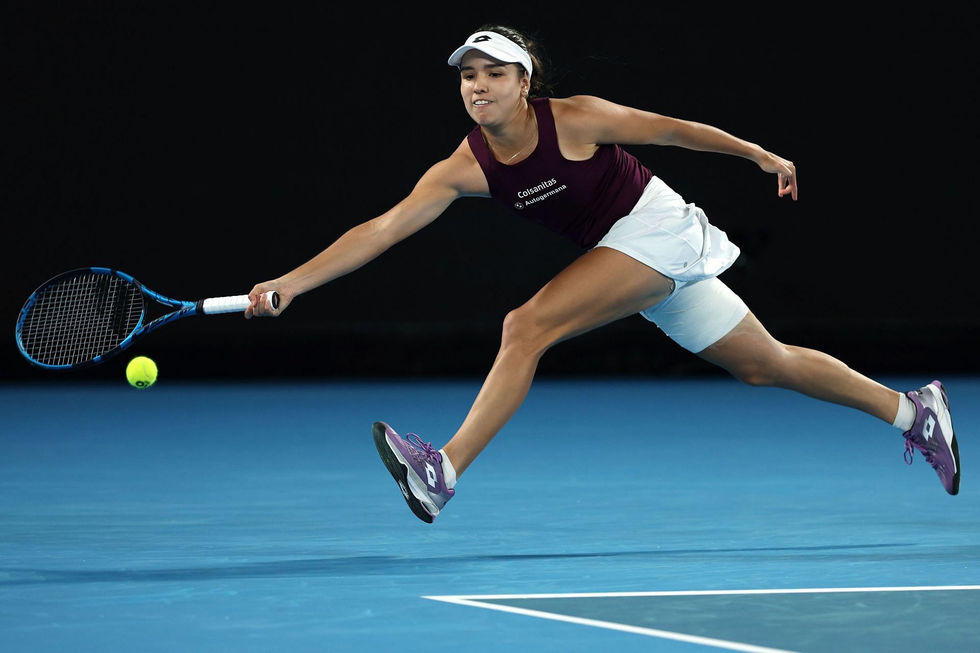 Camila Osorio at the 2023 Australian Open.