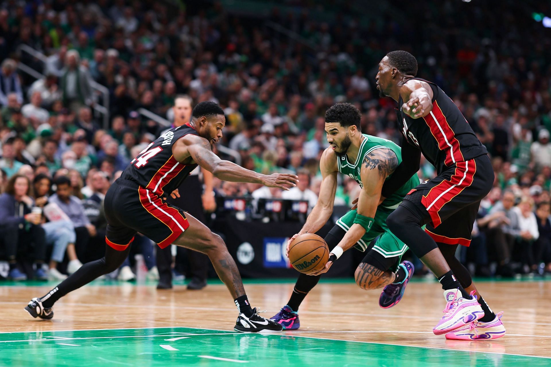 The Sporting News on X: Jayson Tatum rocking the Kobe x MJ jacket ahead of  Game 2 