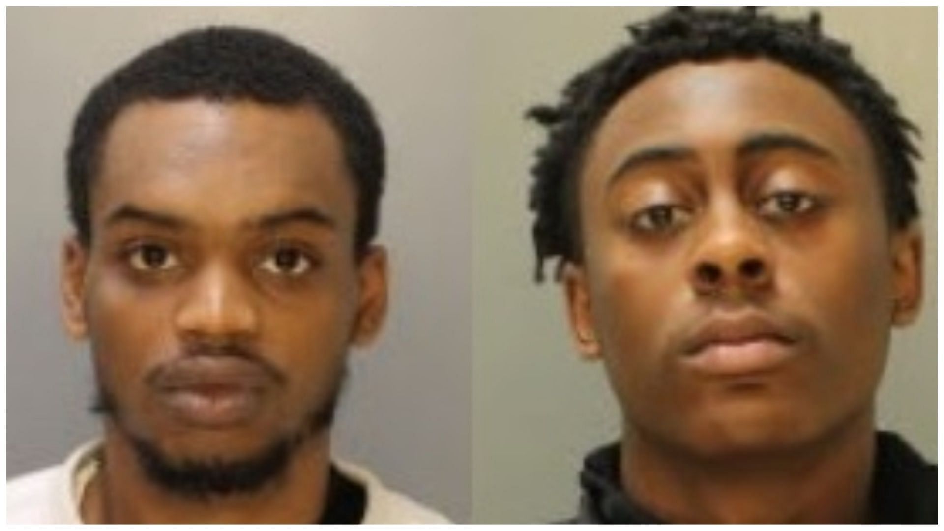 Nasir Grant (left) was found, however, Ameen Hurst (right) is still at large, (Image via Julie Pearl/Twitter)