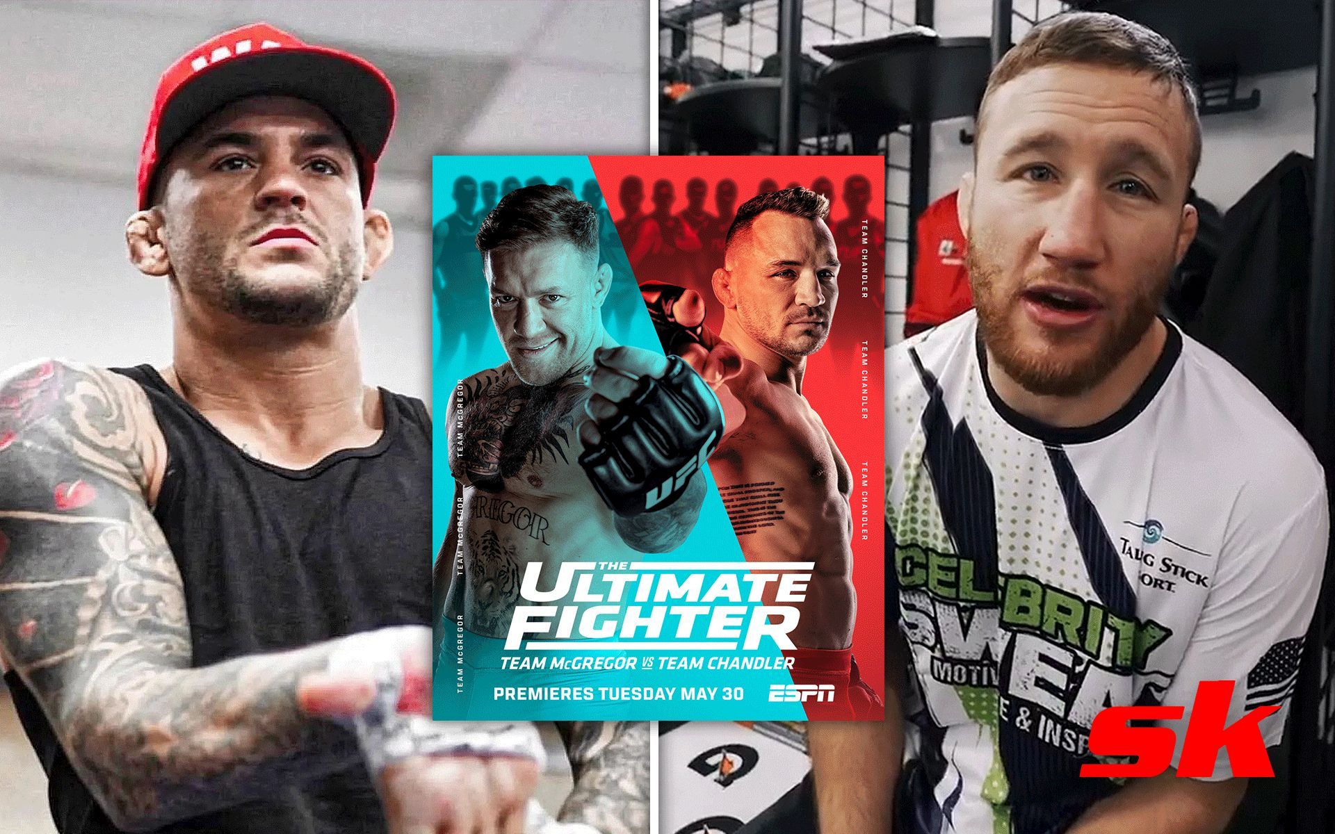 Justin Gaethje claims he was offered to coach TUF 31 with Dustin Poirier [Images via: @ufc, @dustinpoirier, and @justin_gaethje on Instagram]