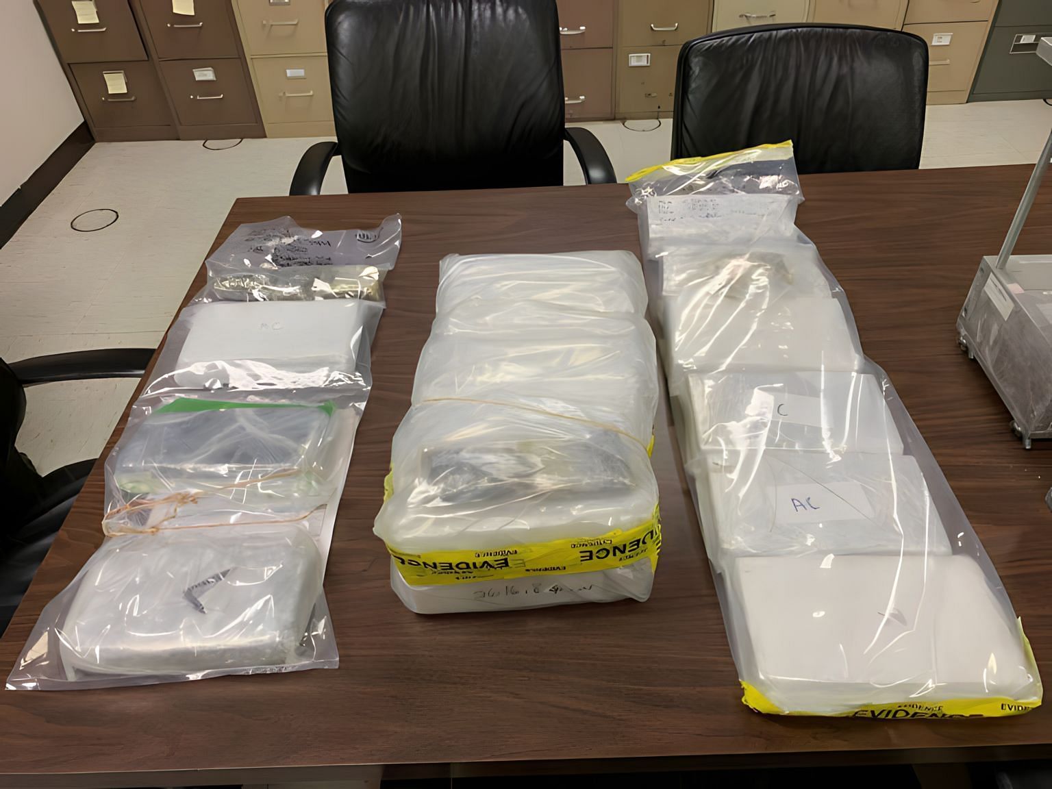 FBI found cocaine and other drugs in an investigation (Image via Suffolk County District Attorney/MEGA)