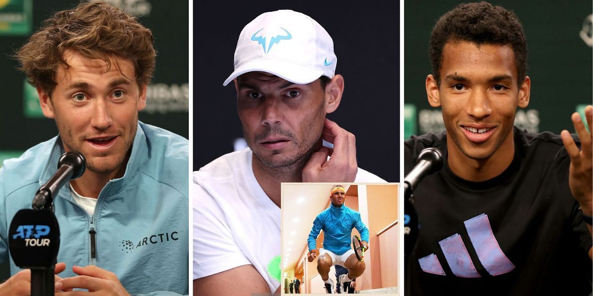 Casper Ruud, Felix Auger-Aliassime and Break Point cast recently discussed Rafael Nadal