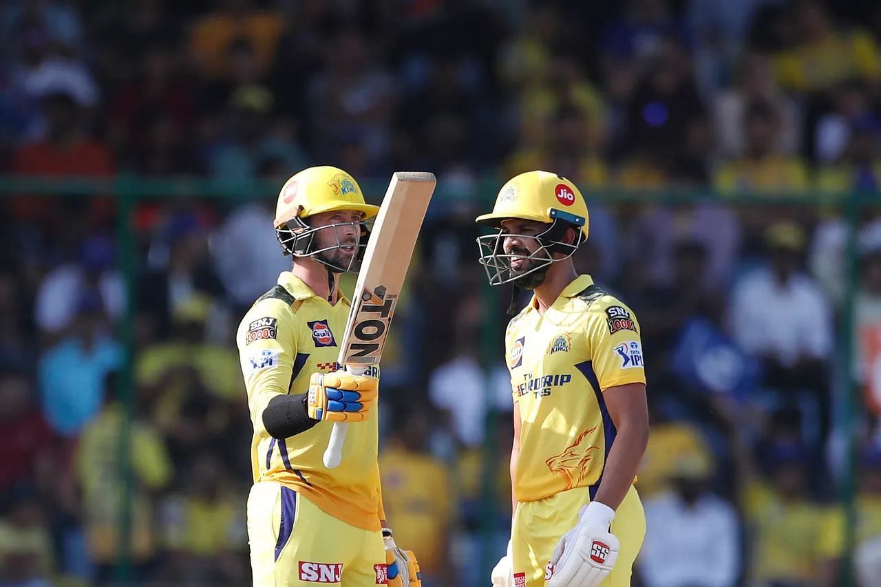 Devon Conway (left) and Ruturaj Gaikwad have done the bulk of the scoring for CSK. (Pic: iplt20.com)