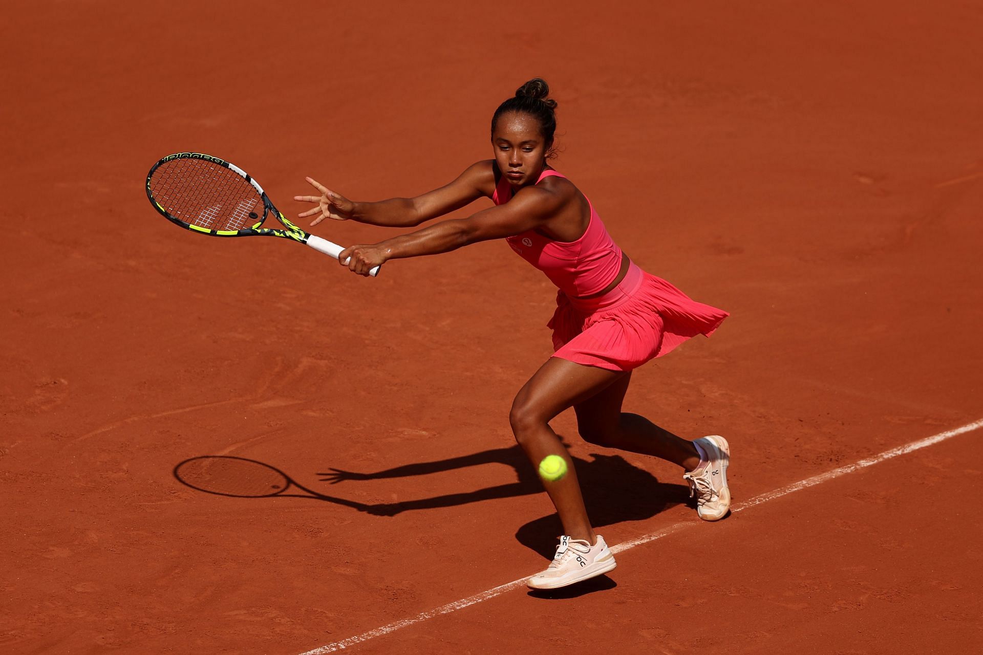 Leylah Fernandez at the 2023 French Open