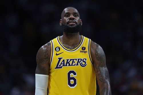 LeBron James of the LA Lakers