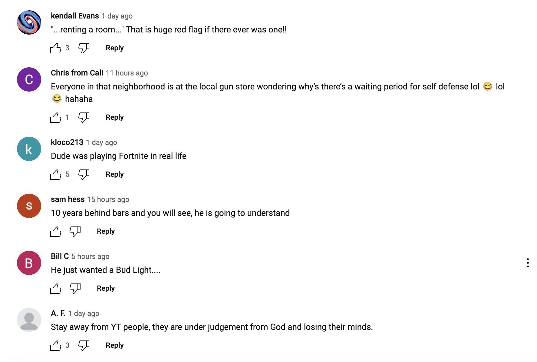 Netizens reacting to the viral video (Image via YouTube)