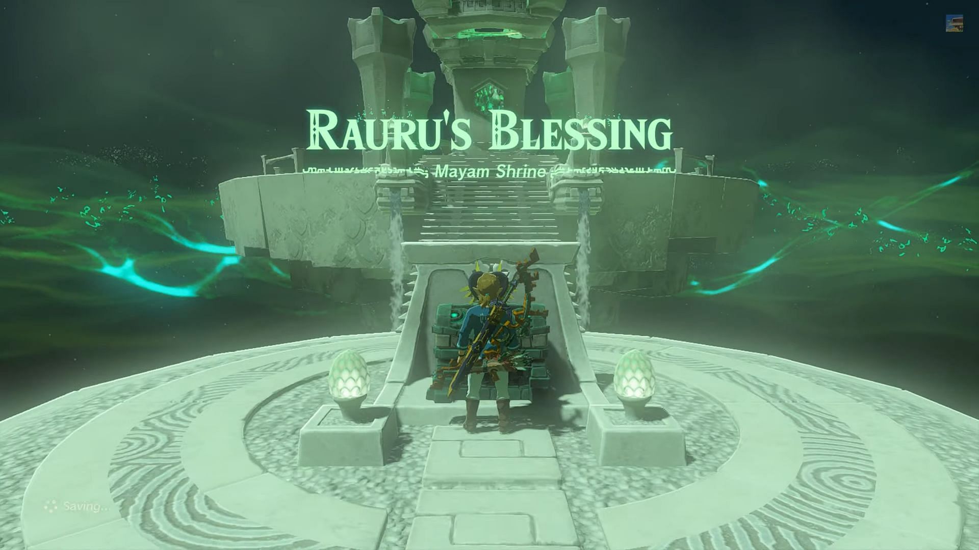 The Mayam Shrine in The Legend of Zelda Tears of The Kingdom (Image via YouTube/100% Guides)