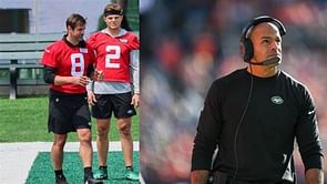 Robert Saleh labels Aaron Rodgers as “a little kid in an old man’s body” after QB shows immense enthusiasm upon arrival in New York