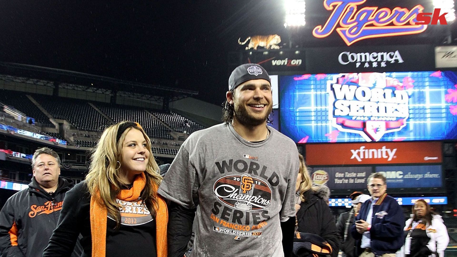 San Francisco Giants Brandon Crawford and wife Jalynne Crawford share adorable baby announcement video on social media